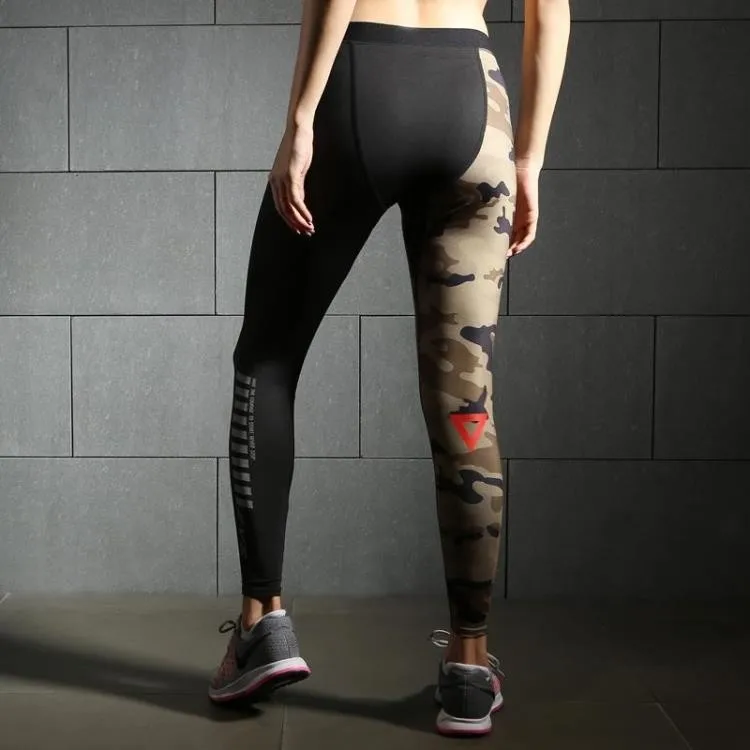 Спортивная Леггинсы для йоги леггинсы женские тренировочные брюки для йоги одежда для фитнеса беговые Штаны спортивные колготки стрейч печать Спортивная одежда