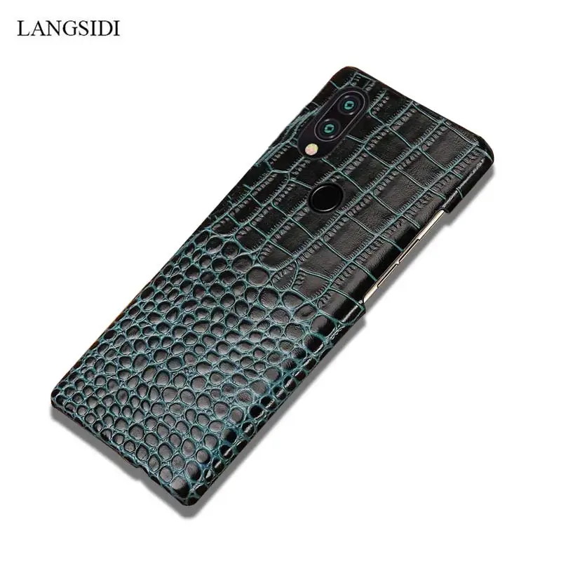 

For huawei p smart 2019 Cover Genuine Leather case cover for huawei p smart case handmadefundas back cover For huawei p smart