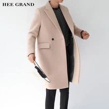 Hee grand männer kaschmirmantel 2017 heißer verkauf herbst winter graben lange jacke lässig jaqueta masculino m-xxl 2 farben mwn127