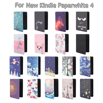 

2018 For New Kindle Paperwhite 4 10Th Generation Case Cover Protective Shell Ultra Slim Fashion Smart Folio PU Leather Cover