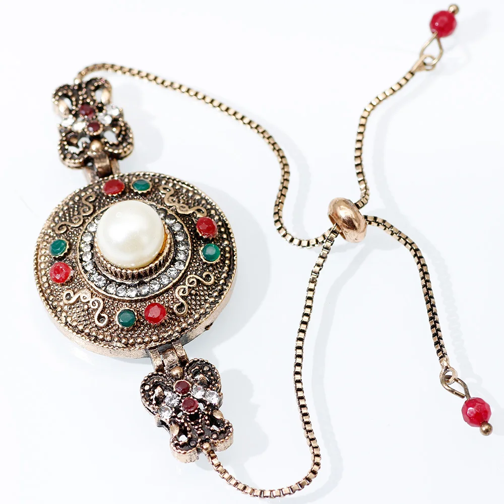 SUNSPICE MS Дубай этнический скользящий браслет для женщин Турецкая Свадебная цепочка на запястье Античный Золотой Цвет бусины в стиле бохо ювелирные изделия