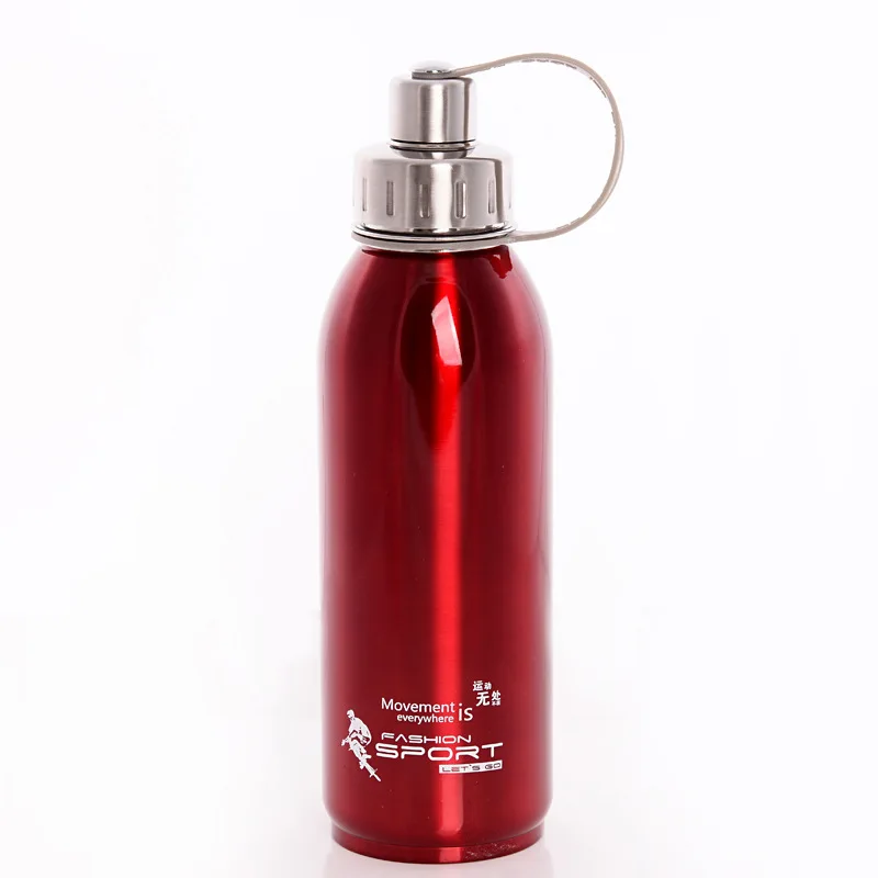 

Thermal Water Bottle Sports Stainless Steel Double Wall Portable Outdoor Vacuum InsulationFlasks 800ML/1000ML WZD192