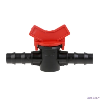 

2way Connector Adaptor Quick Turn Off Plastic Irrigation Water Hose Valve Switch