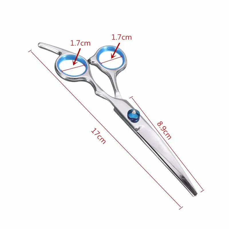 7 шт./лот, ножницы для ухода за собаками, кошками, набор, прямые изогнутые режущие филировочные ножницы, набор для стрижки щенков, триммер для волос, для домашних животных, для красоты, 6 дюймов