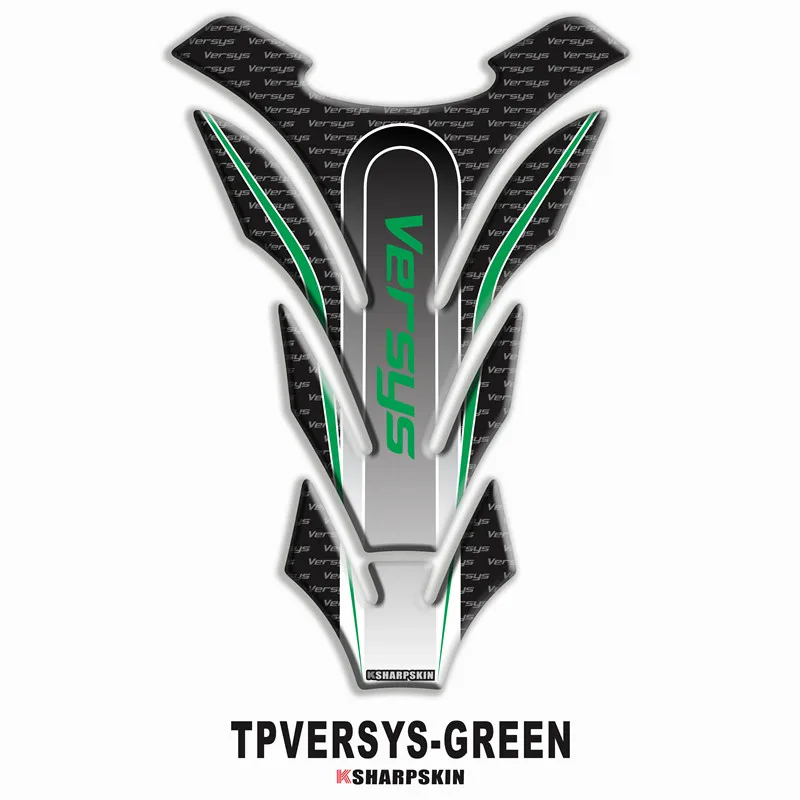 NEW Motorcycle 3D fuel tank pad sticker Fishbone protective decorative decal Fit KAWASAKI Versys 650 1000 all VERSYS