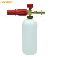 Для K серии адаптер латунный красный пенная насадка высокого давления очиститель Автомойка высокое качество(CW032-RED