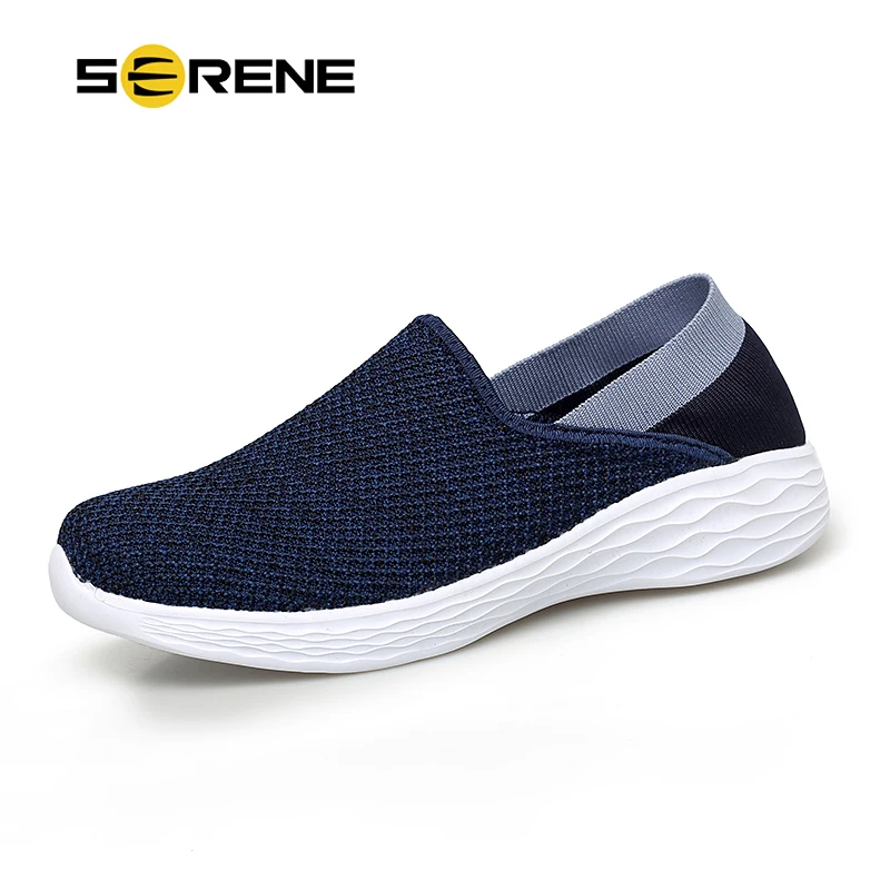 

SERENE Brand Men Sneakers Breathable Sneaker Man Outdoor Sports Slip-on Summer Lovers Shoes Breathable Mesh For Comfortable Shoe
