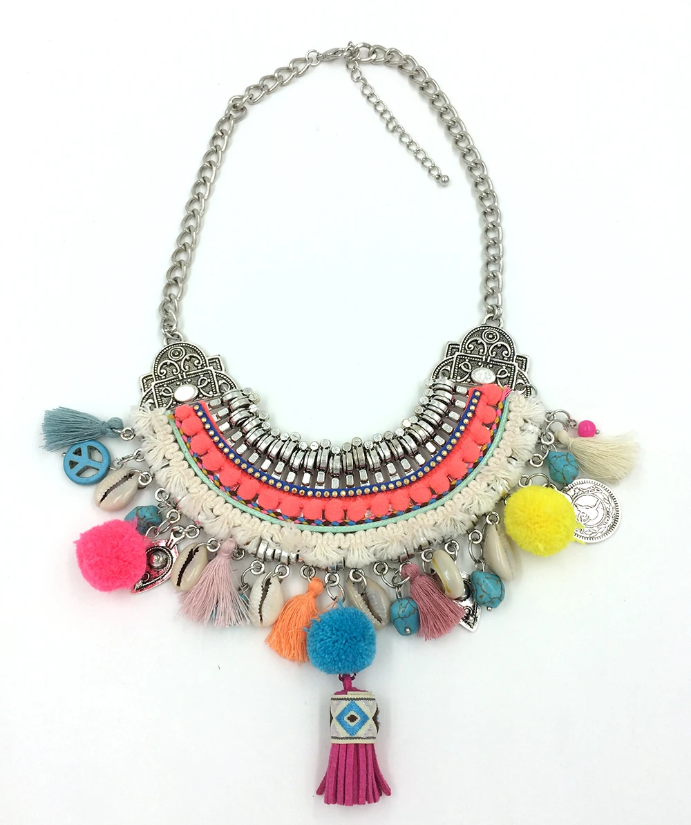 Buy 2017 New handmade Bohemian Boho Choker Necklaces