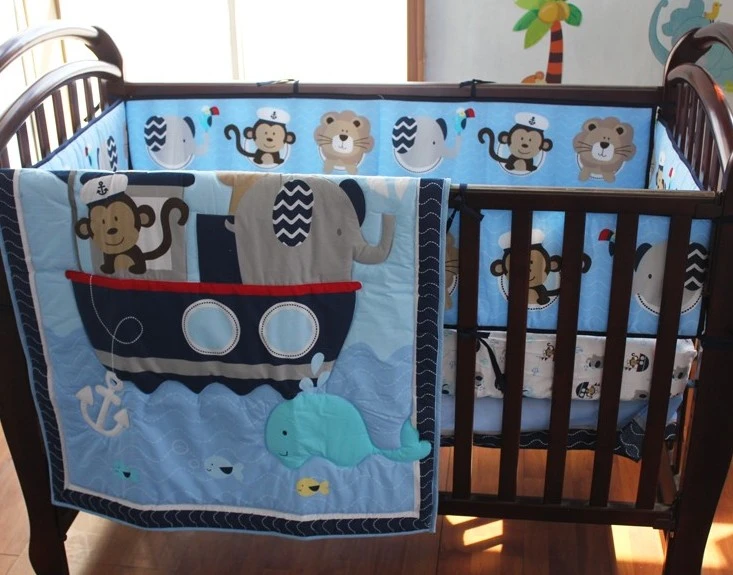 nursery bedding set in a bag