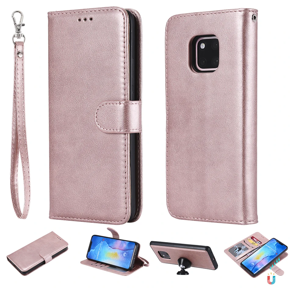 

Detachable 2in1 Leather Case For Huawei Mate 7 8 9 10 Pro Mate 20 Lite P9 P10 P20 Nova 3 Phone Cover Luxury Wallet B128