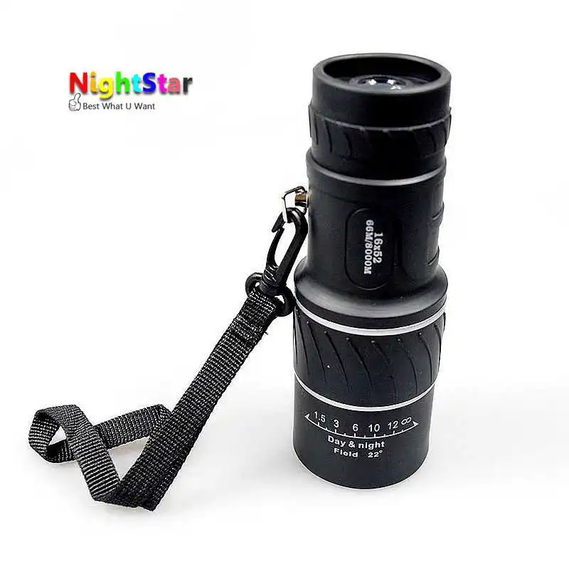 

16X52 Portable HD OPTICS BAK4 Night Vision Monocular Telescope Telescopic Mirror Binoculars for Super High Power Magnifier