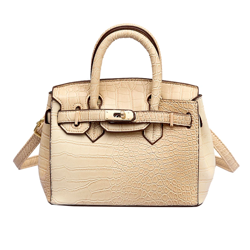 

Ins ultra hot tote bag 2019 new fashion crocodile hand bl shoulder bag versatile cross body small square bag #0098