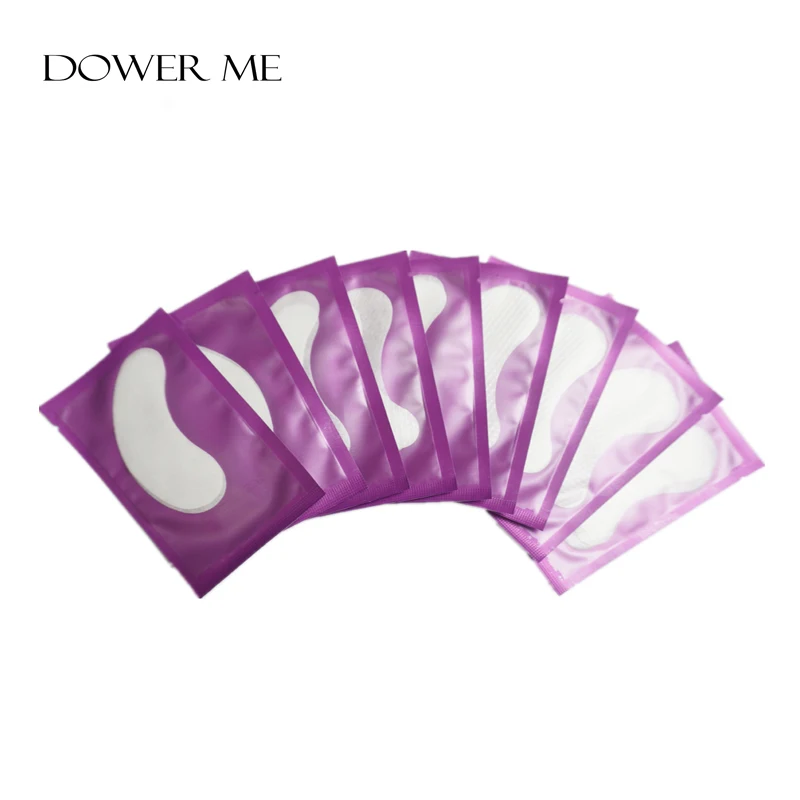 

50pairs/pack New Paper Patches Eyelash Under Eye Pads Lash Eyelash Extension Paper Patches Eye Tips Sticker Wraps Make Up Tools