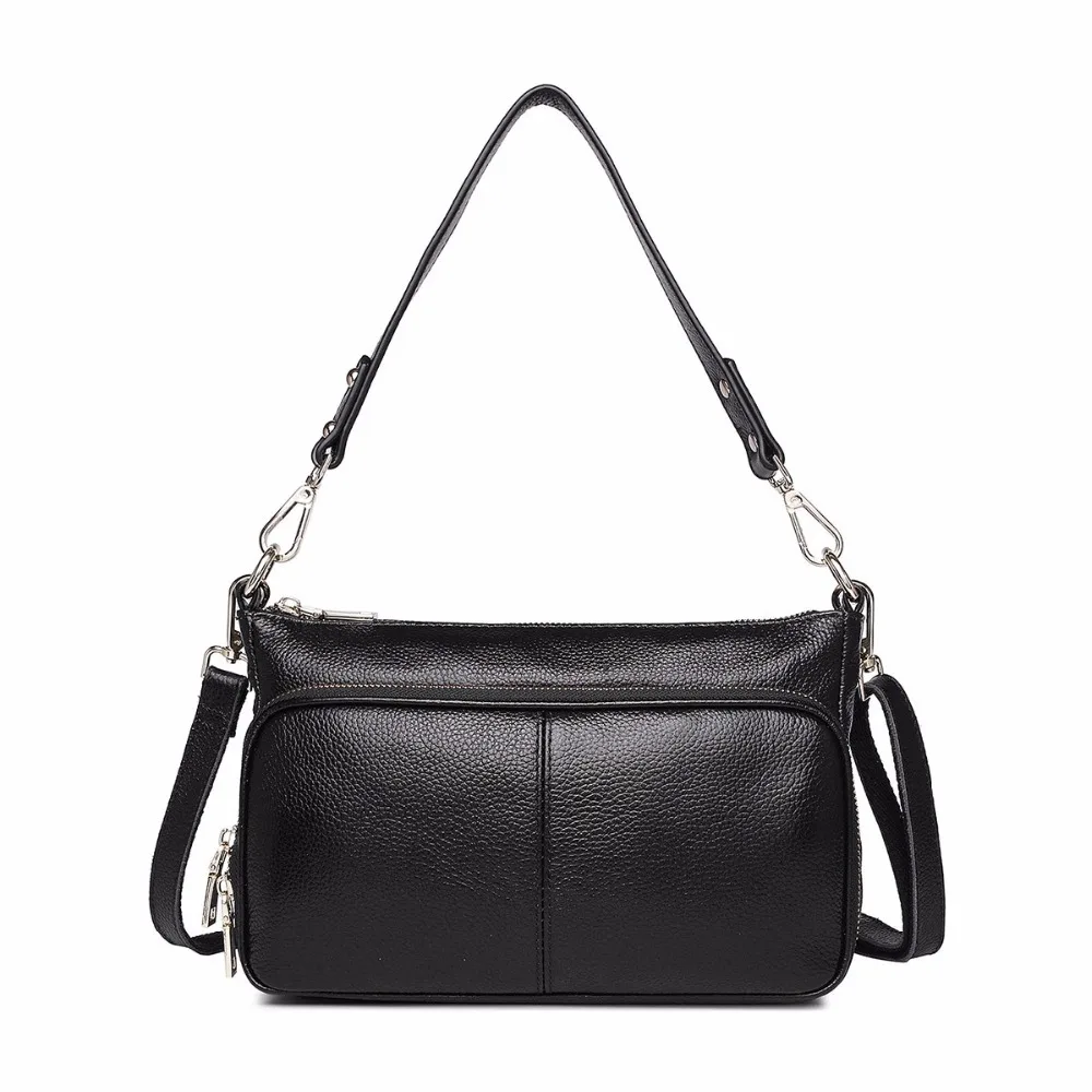 

Women Bag Ladies Genuine leather Small Bag Shoulder strap Female Head layer 100% Cow Real Leather Fashion Leisure bag 2018 new