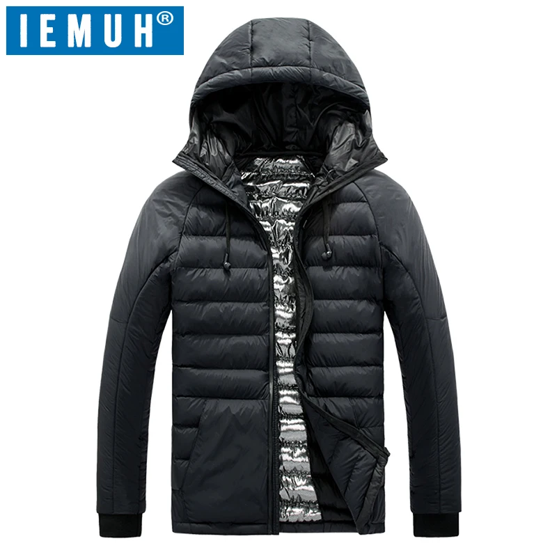 

IEMUH Brand Outdoor Hiking Down Jacket Men Ultralight Hunting Camping Jacket Male Windproof Autumn Winter Warm Coat Men's Jacket