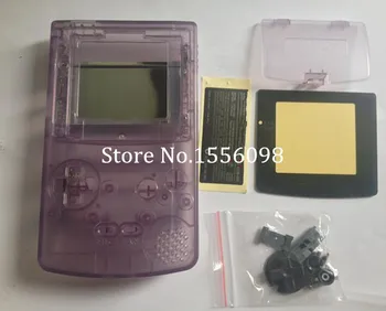 

Hot Sale Retro Housing Case For nintendo Gameboy Color GBC Console Case with Rubber Pads