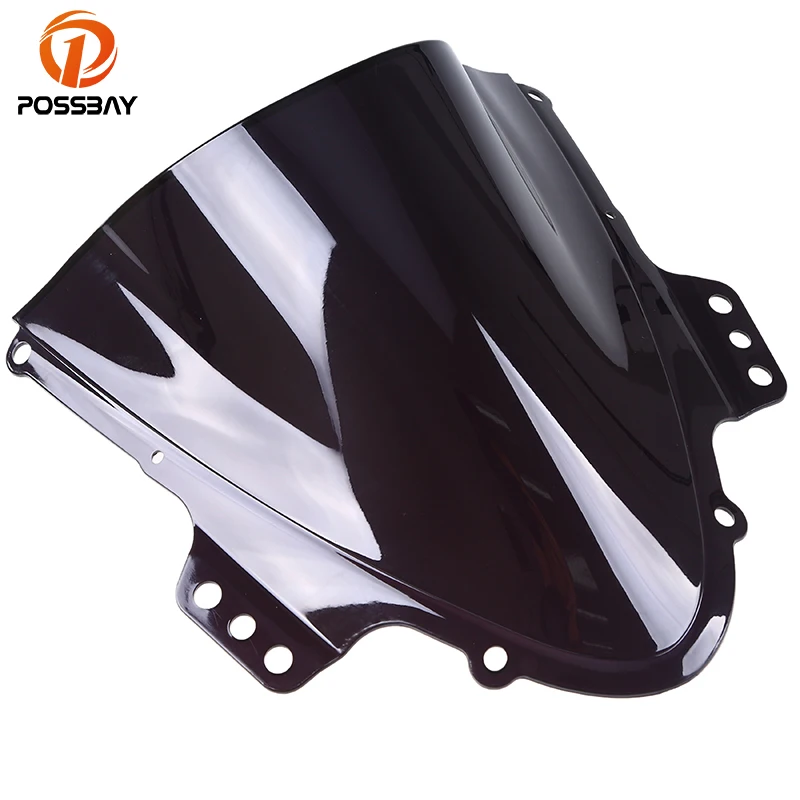 Автомобильное ветровое стекло POSSBAY Для Мотоцикла Suzuki GSXR 1000 K5 2005 2006|Козырьки от