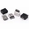 20PCS DIY Micro USB 5P 5Pin Female Plug Connectors Kit  Black and White With a Shell Welding Line Type ► Photo 2/6
