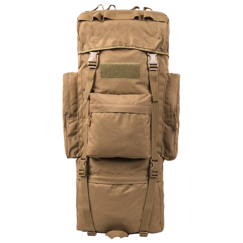 100л очень большой вместительный рюкзак для путешествий, сумка для альпинизма, водонепроницаемая сумка для путешествий на открытом воздухе, большой рюкзак A5203 - Цвет: khaki