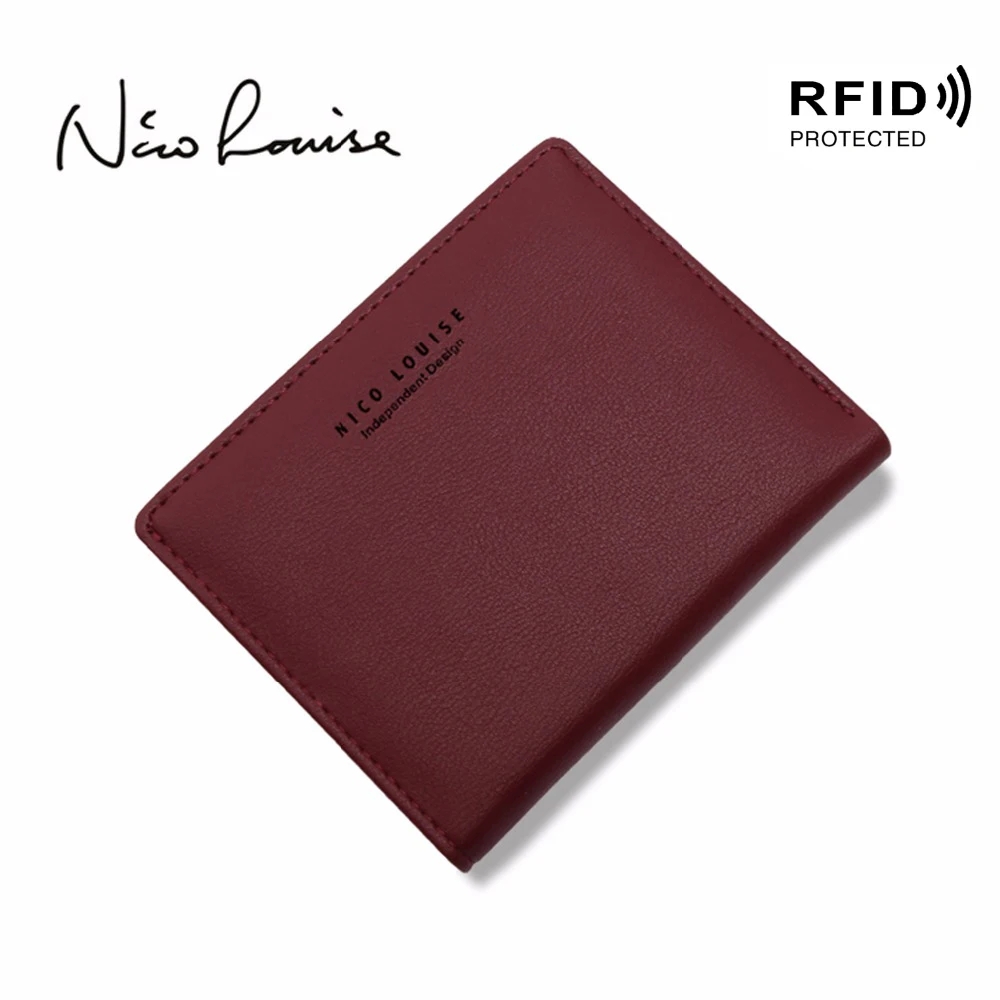 

Women Lovely Leather Zipper RFID Wallet Fashion Rfid Blocking Lady Small Change Purse Card Holder Hot Female Clutch Carteras