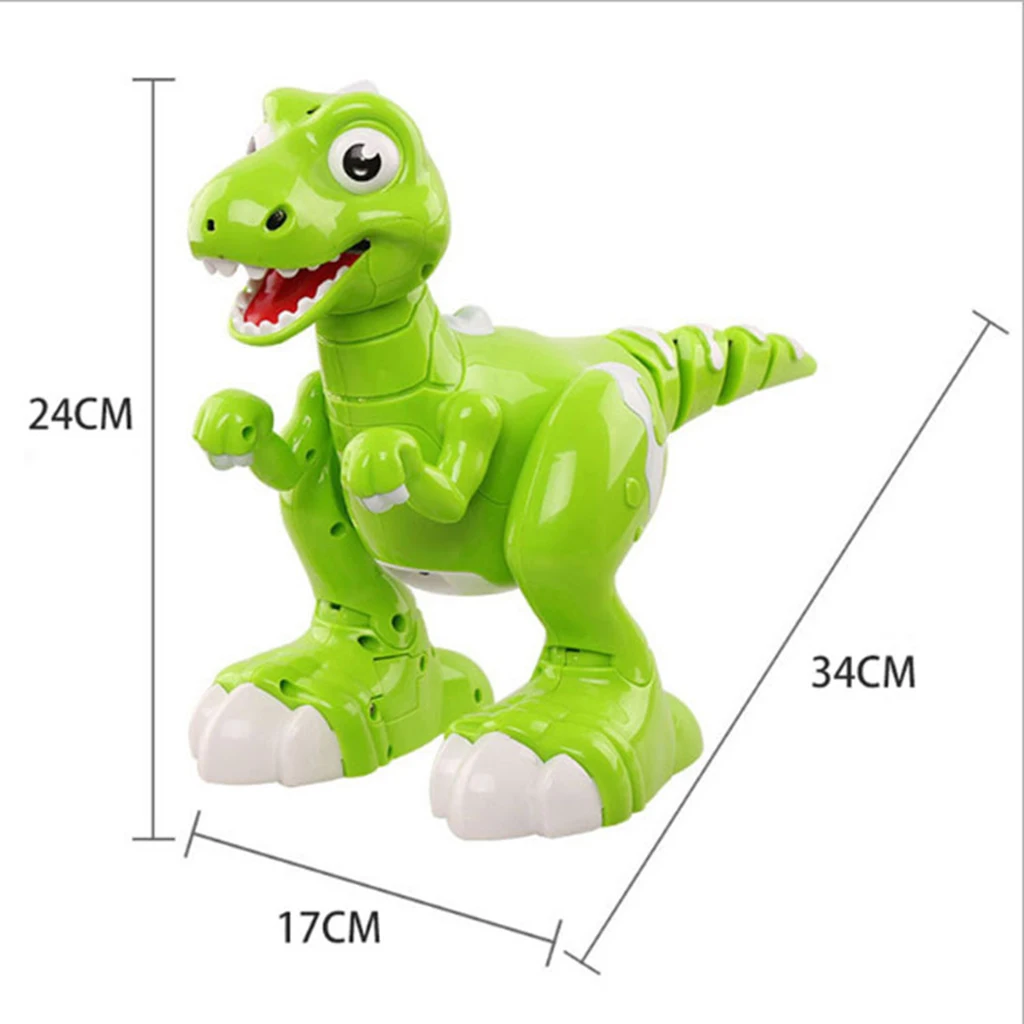 Infrared Remote Control Dinosaur Walking Dancing Spraying Smart Interactive Dinosaur Toy Model Electronic RC Pet Animal Gift