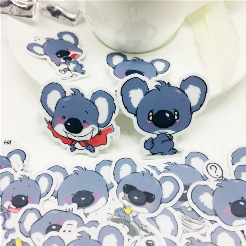 40 pcs Mixed Meng koala Stickers for Car Styling Bike Motorcycle Phone Laptop Travel Luggage Cool Funny Sticker Bomb Decals
