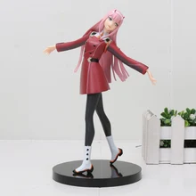 21cm anime darling no franxx zero dois código: 002 pvc figura de ação brinquedos modelo