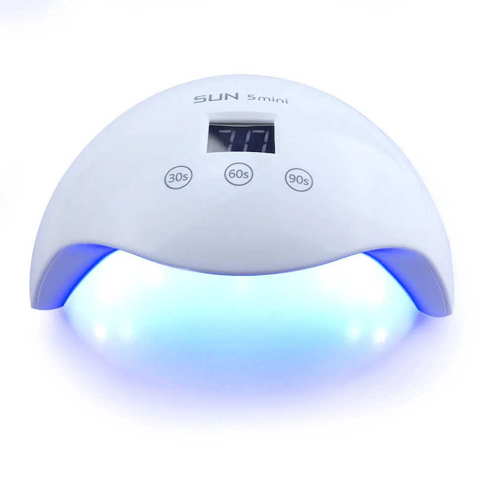 Sun5 mini Nail Dryer 24W UV Led lamp Nail Dryer Fingernail Toenail Gel