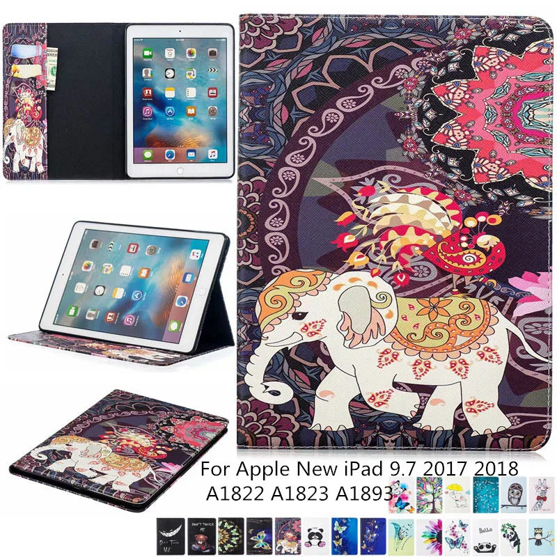 Модный детский чехол с рисунком для Apple iPad 9 7 2017 2018 6-го поколения чехлы A1822 A1823 A1893