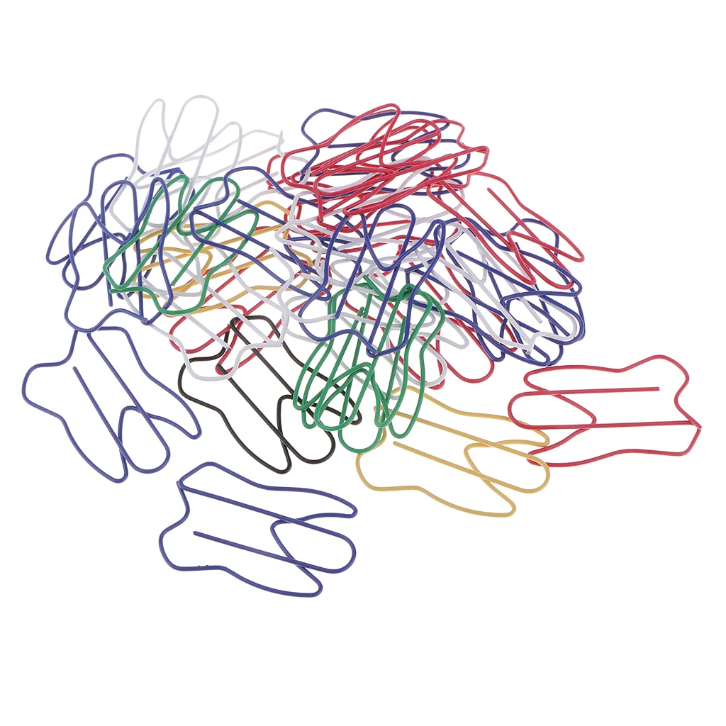 30 шт. разноцветная металлическая для бумаги зажимы в форме зуба Закладка милый клипса для заметок школьные канцелярские принадлежности