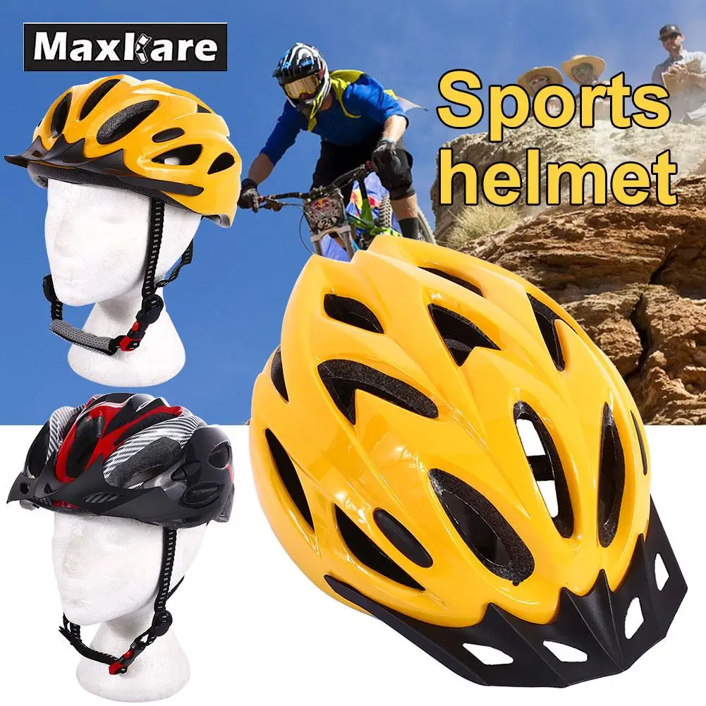 2 Colors Bicycle Helmet Sports Cycling Helmet Durable Adult Bike Helmet Protect Cap Motion