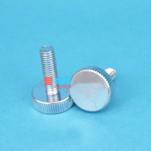 M6/M8/M10 Knurled Big Flat head Screws Hand Tighten Bolts Adjusting