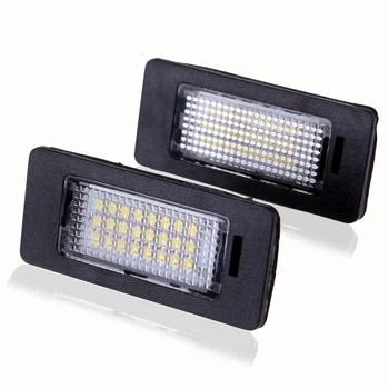 

2XLED License Plate Lights SMD3528 6000K Number Plate Light For BMW E82 E88 E90 E92 E93 E39 E60 Sedan M5 E70 X5 E71 E72 X6