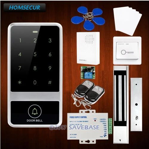 

HOMSECUR Waterproof Wiegand 26/34 Anti-Vandal 13.56Mhz IC Access Control System+Backlight
