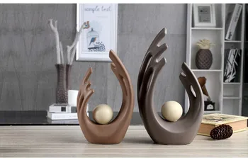 

ceramic wings statue home decor crafts room decoration handicraft ornament porcelain creative figurines wedding decorations