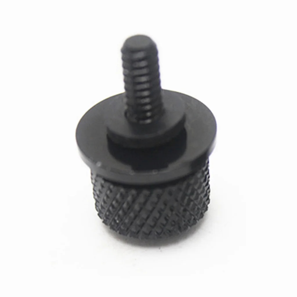 Motorcycle Accessories 1/4' CNC Aluminum Seat Mount Bolt Screw Cap For    Sportster Black