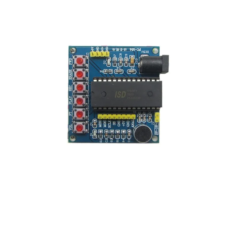 2 шт./лот ISD1700 серии модуль записи речи ISD1760 модуль, содержащий чип
