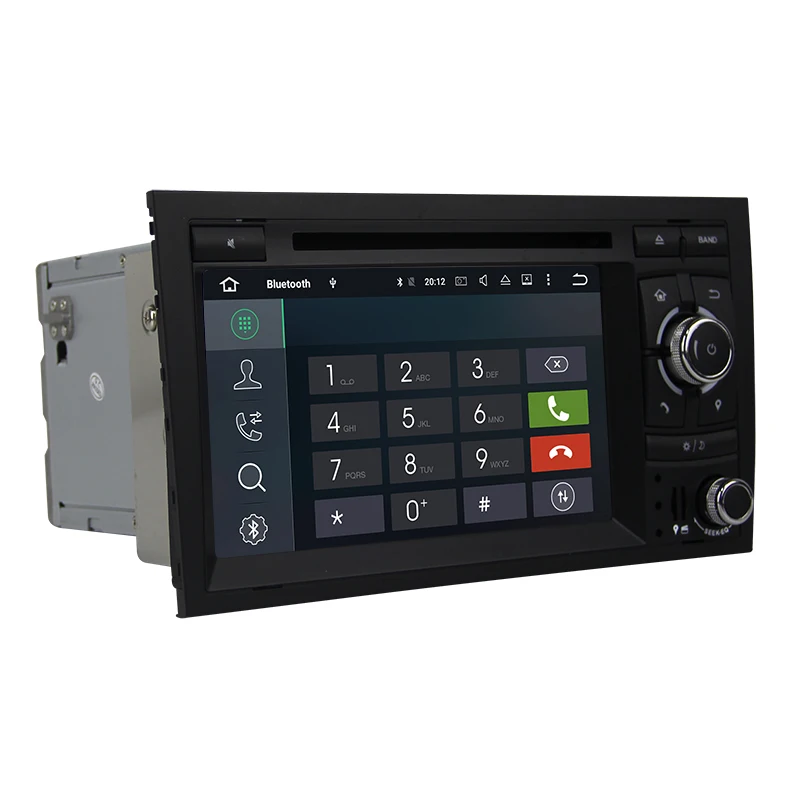KSAOTU 7 &quotDAB + 4G Android 8 0 автомобильный DVD плеер SD GPS для Audi A4|Мультимедиаплеер авто| |