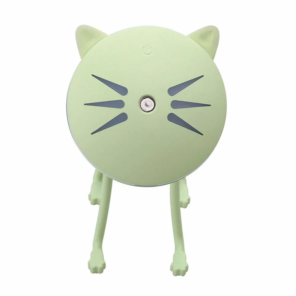 

Ultrasonic Mini Cat Shape USB Air Humidifier Diffuser Cartoon Mist Sprayer For Office Home Car LED Night Light Purifier Atomizer