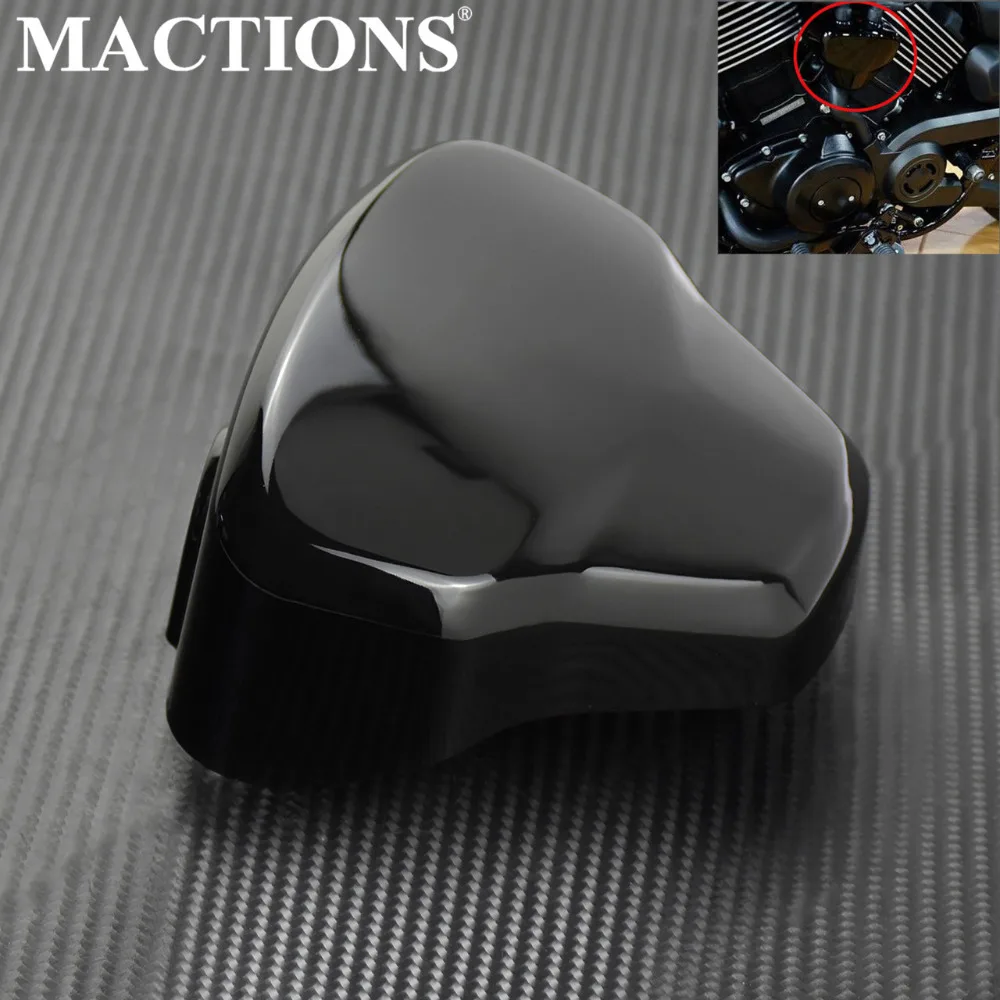 Motorcycle Gloss Black Ignition Coil Trim Panel Cover Cap For Harley