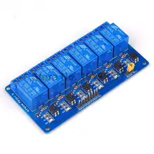 10PCS 6 Channel 12V Relay Module Relay Expansion Board 12V low level triggered 6Channel Relay Module for Arduino