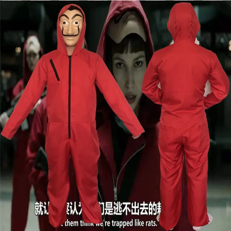 red hoodie jumpsuit