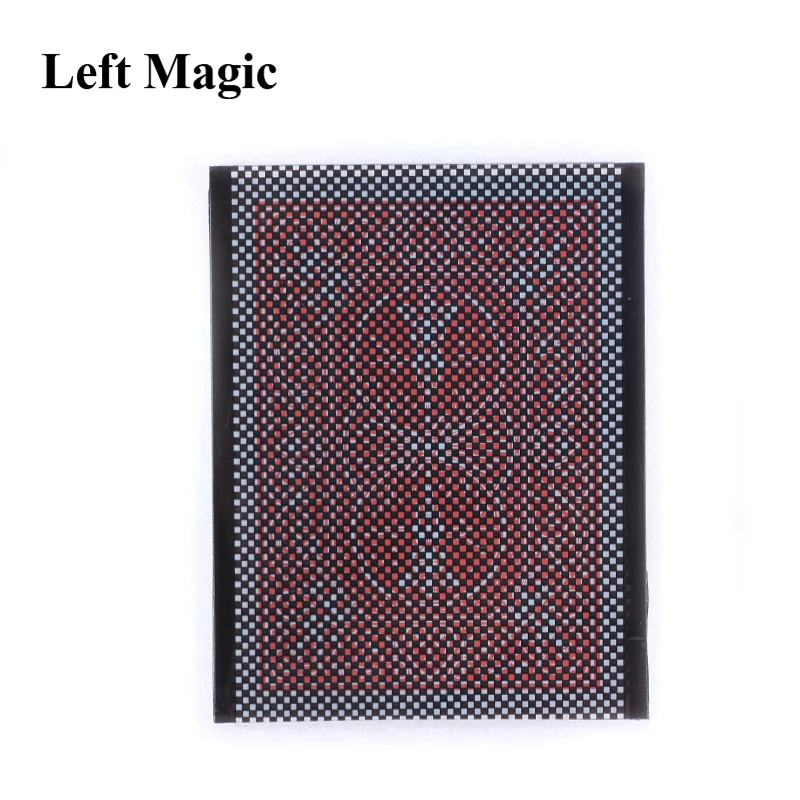 Wow 2,0(версия лицевого пуха) Волшебная трюковая карта рукав с карточкой сзади дизайн магический реквизит изменить мерцающий ментализм C2014