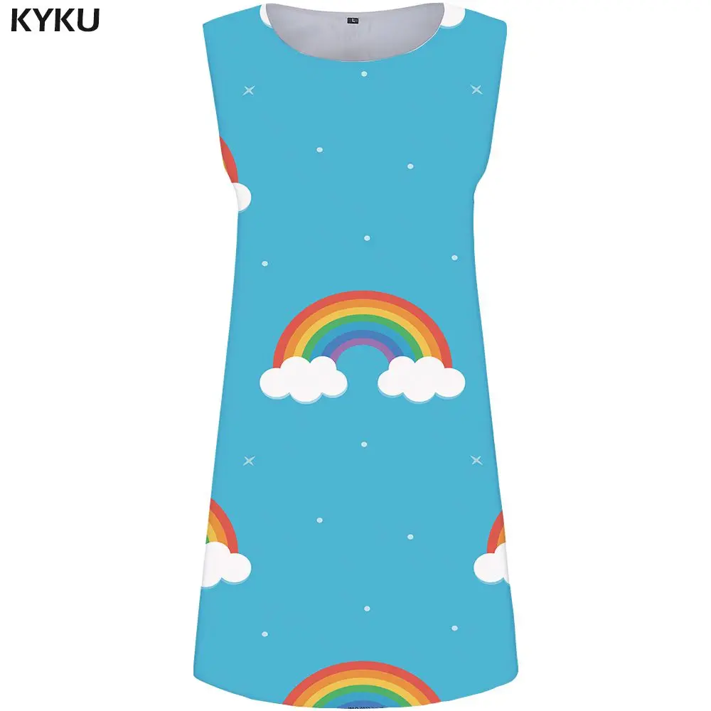 KYKU, музыкальное платье, для женщин, для девушек, платья, для офиса, мини, 3d принт, сарафан, сексуальное, бохо, черное, винтажное, женская одежда, новое, Vestido - Цвет: Ladies Dress 10