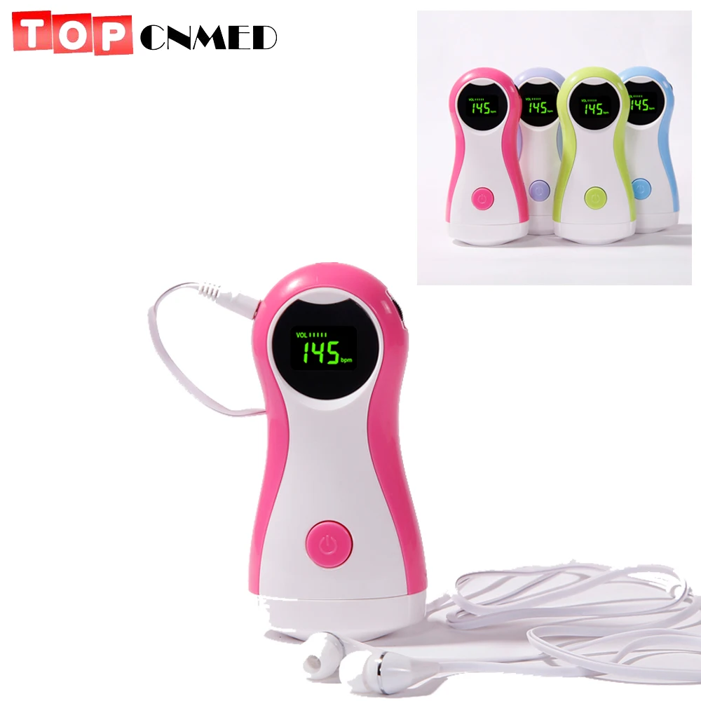 2.5 MHz Fetal Doppler Baby Monitor LCD Display Portable