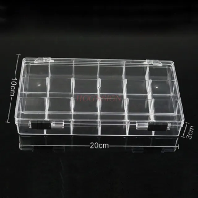 Special Offers Nail Tools Nail Jewelry Storage Box 18 Grid Drill Box Transparent Plastic Nail Ware Special Offers Nail Tools Nail Jewelry Storage Box 18 Grid Drill Box Transparent Plastic Nail Ware