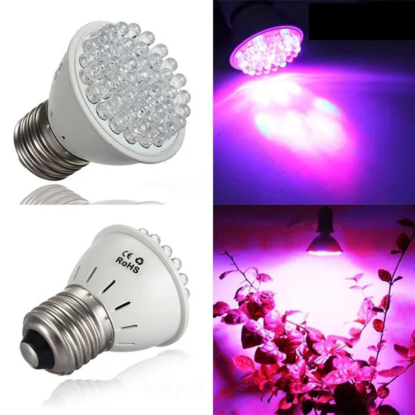 Полный спектр E27 38 60leds 100 светодиодов 138 светодиодов led завода светать лампы накаливания AC220V для гидропоники цветы растения, овощи