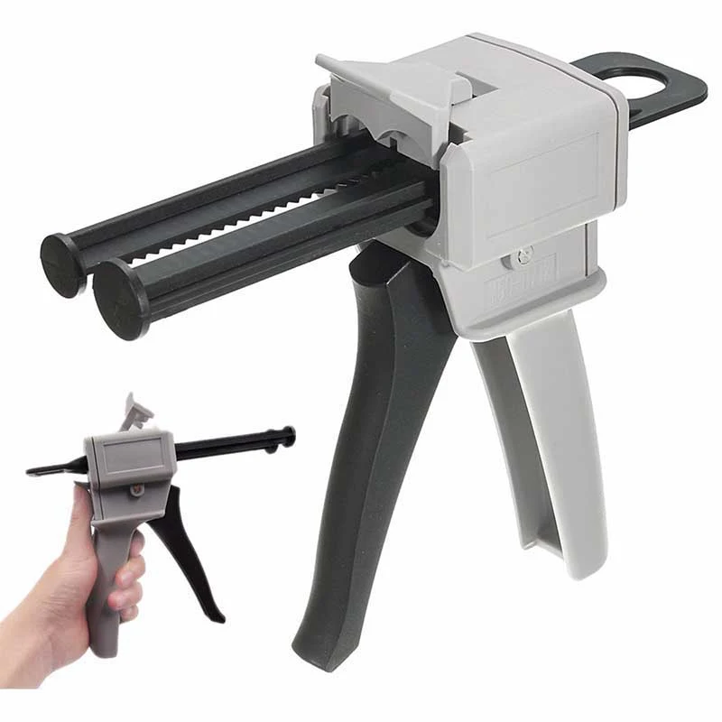 

1 Set Dispense Mixer 50ml Resin Mixing Nozzle Mixer Nozzle Dispenser Static 1:1 2:1 with Needle Tip Kits