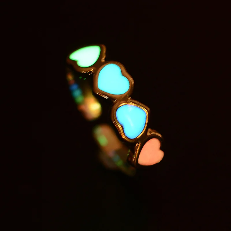 

glow in the dark open ring vintage anillos 2016 hot sale bohemian glowing rings for women jewelry R2120