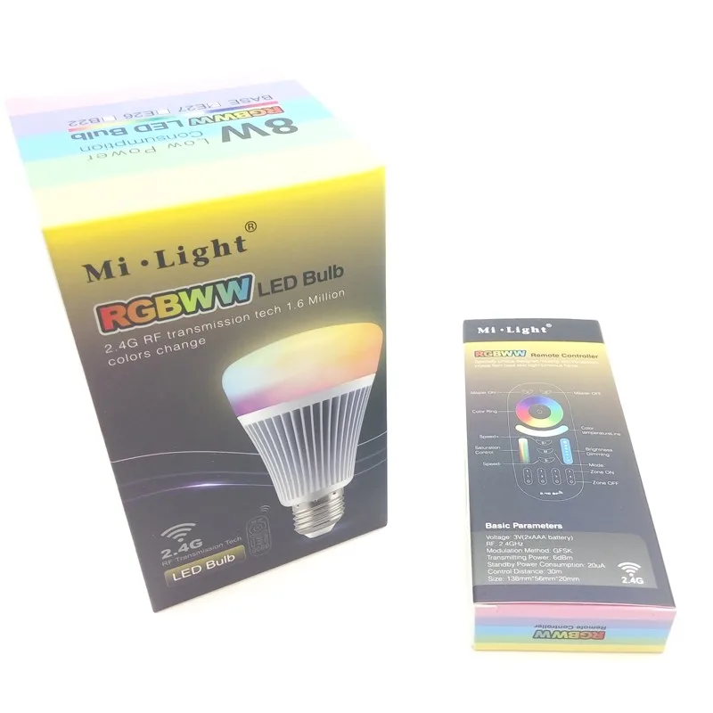 8W E27 Milight bulb 1